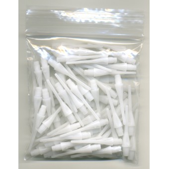Harrows  Dimple Tips 100 Pieces WHITE