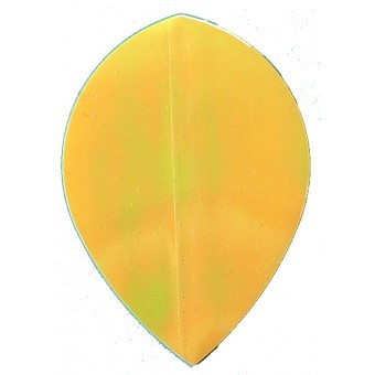 Loose - 100 Sets- -Iridescent-Smooth-PEAR-Yellow