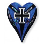Blue Black Cross Heart Flights - Flight