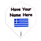 10 sets Std White N CS Greece Flag - Flight