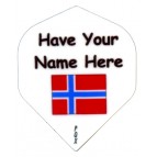 10 sets Std White N CS Norway Flag - Flight