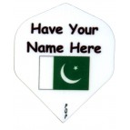 10 sets Std White N CS Pakistan Flag - Flight
