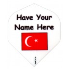 10 sets Std White N CS Turkey Flag - Flight