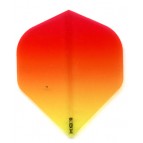 HiVis-o19 Yellow Red Fade STD Ruthless Darts Flight - Flight
