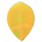 Loose - 100 Sets- -Iridescent-Smooth-PEAR-Yellow