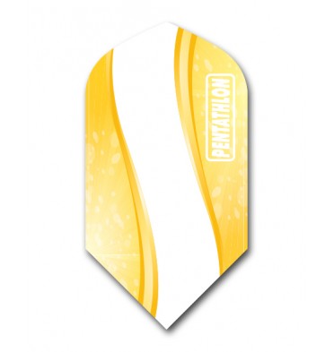 Pentathlon Vizion Dart Flights - PENT-1049 - Slim - Spiro - Yellow
