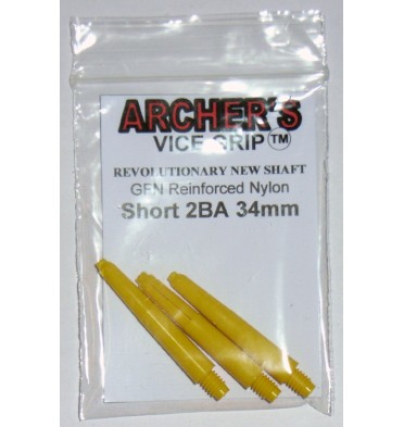 ARCHER'S Vice Grip Nylon Short Yellow 34mm