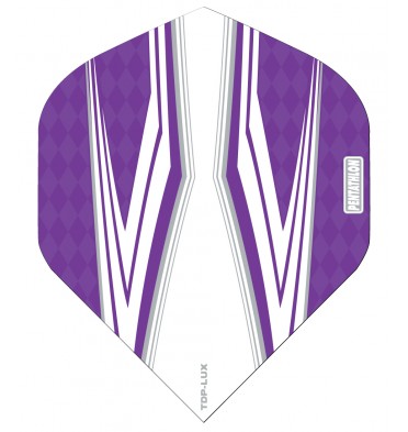 Pentathlon TDP Lux Dart Flights - White Centre - Standard - Purple