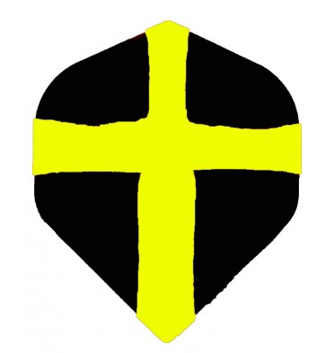 Black Cross Std Yellow