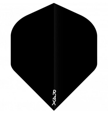 Ruthless R4X Dart Flights - Solid - 1602 - Standard - Black