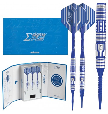 *Unicorn Sigma HS Converta Darts - Soft Tip - Deluxe - Blue - 20g-EX076