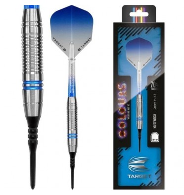 *Target Colours II Darts - Soft Tip - Blue - 19g-D7810