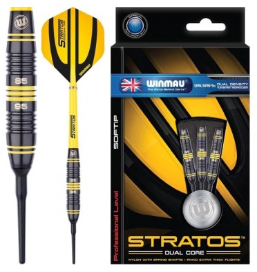 *Winmau Stratos Darts - Soft Tip Tungsten - Dual Core - S3 - 18g-D9738