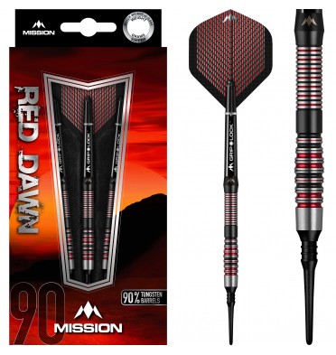 *Mission Red Dawn Darts - Soft Tip - M4 - Front Taper - 19g-D9049