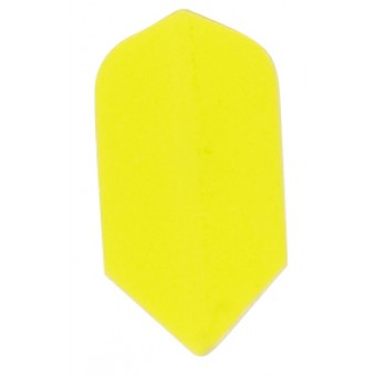Ruthless Poly Plain Dart Flights - Solid - PP036 - Slim - Yellow
