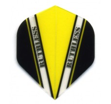 Ruthless V100 Pro RVP Dart Flights - V 100-06 - Standard - Yellow