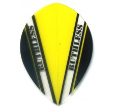 Ruthless V100 Pro RVP Dart Flights - V 200-06 - Pear - Yellow