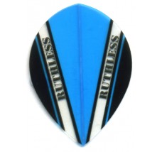 Ruthless V100 Pro RVP Dart Flights - V 200-10 - Pear - Light Blue