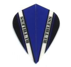 Ruthless V100 Pro RVP Dart Flights - V 300-04 - Kite - Dark Blue