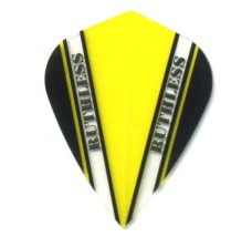 Ruthless V100 Pro RVP Dart Flights - V 300-06 - Kite - Yellow