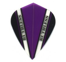 Ruthless V100 Pro RVP Dart Flights - V 300-08 - Kite - Purple