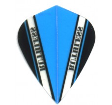 Ruthless V100 Pro RVP Dart Flights - V 300-10 - Kite - Light Blue