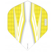 Pentathlon TDP Lux Dart Flights - White Centre - Standard - Yellow