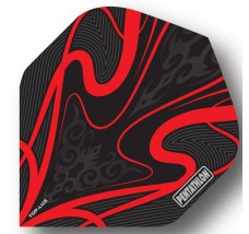 Pentathlon TDP Lux Dart Flights - Black Series - Standard - Red