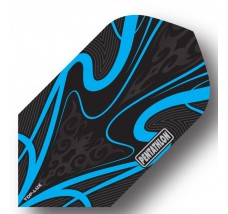 Pentathlon TDP Lux Dart Flights - Black Series - Slim - Aqua Blue