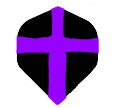 Black Cross Std Purple