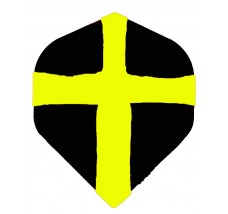 Black Cross Std Yellow