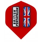 Pentathlon Dart Flights - 100 Micron - Standard - BP Red