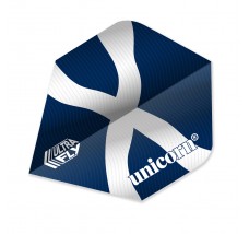 Unicorn Ultrafly.100 Dart Flights - Plus Standard - Scotland Flag Wave