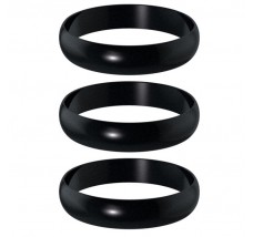 Harrows Supergrip Spare Rings - for Supergrip Stems - Pack of 3 -Black