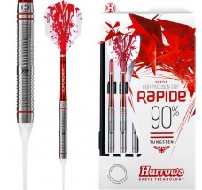 *Harrows Rapide Darts - Soft Tip - Style B - Ringed - 18g-D9860