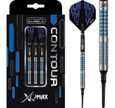 *XQMax Contour Darts - Soft Tip - M2 - Blue Titanium - 19g-D9064