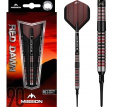 *Mission Red Dawn Darts - Soft Tip - M1 - Straight Ring - 19g-D9044