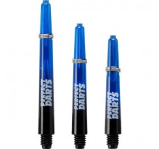 *Perfect Darts - Two Tone Shafts - Polycarbonate - Black and Blue - 3 Sets Pack - Short