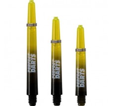 *Perfect Darts - Two Tone Shafts - Polycarbonate - Black and Yellow - 3 Sets Pack - Medium