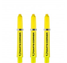 Darts Corner Polycarbonate Shafts - Dart Stems - Yellow - Short-S1102