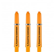 Darts Corner Polycarbonate Shafts - Dart Stems - Orange - Short-S1105