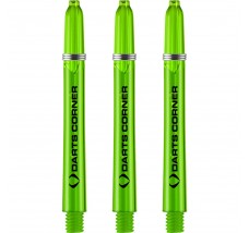 Darts Corner Polycarbonate Shafts - Dart Stems - Green - Medium-S1106