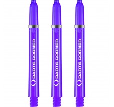 Darts Corner Polycarbonate Shafts - Dart Stems - Purple - Medium-S1109