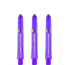 Darts Corner Polycarbonate Shafts - Dart Stems - Purple - Short-S1111
