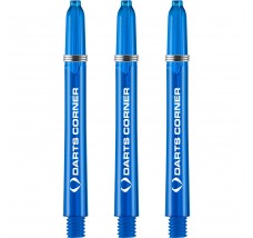 Darts Corner Polycarbonate Shafts - Dart Stems - Blue - Medium-S1118