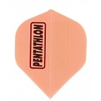 Pentathlon Dart Flights - 100 Micron - Solid - Standard - Fluro Orange