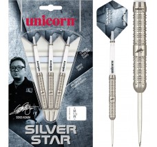 *Unicorn Silver Star Darts - Steel Tip - Seigo Asada - 22g-D2261