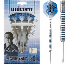Unicorn Anderson 180 Darts - Steel Tip - Gary Anderson - Special Edition - 23g