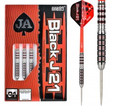 One80 Black J21 Darts - Steel Tip - Model 01 - 21g-D2826