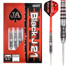 One80 Black J21 Darts - Steel Tip - Model 03 - 25g-D2834